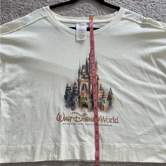 Walt Disney World 50th Anniversary Oversized Crop Top, Size Medium - Picture 10 of 10